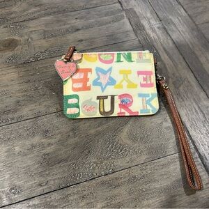 Dooney & Bourke Love and Hearts wallet/coin purse wristlet